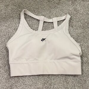 Nike Women's White Longline Sports Bra